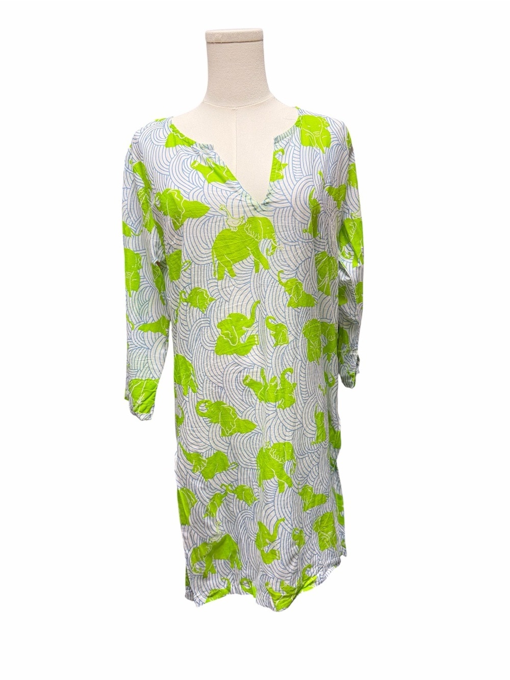 G_4 Gretchen Scott Mommy Cotton Tunic Elephants